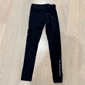 Burberry Girls Black Leggings - Size 12Y